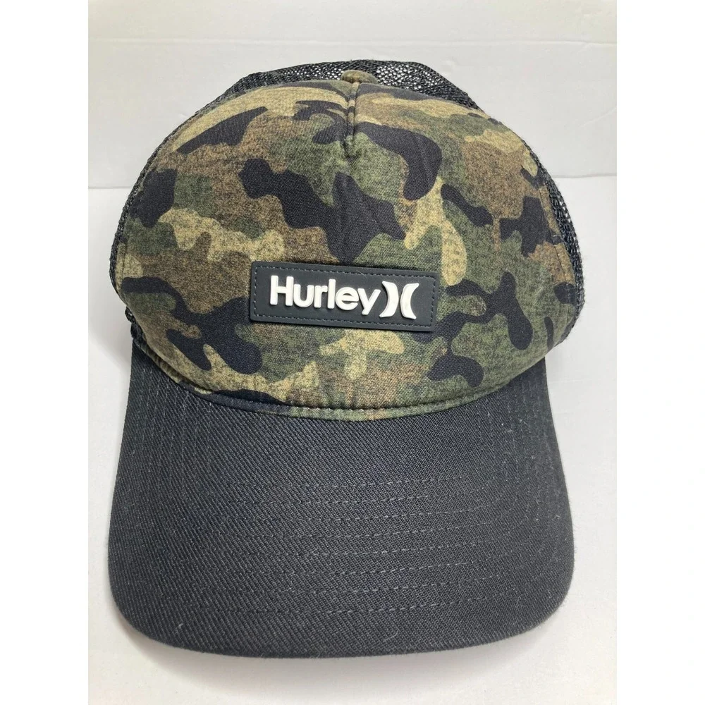 Hurley‎ YOUTH Cap Hat Forest Camo Mesh Snapback Adjustable
